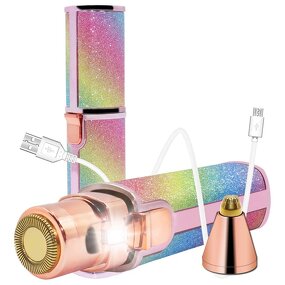 Hair Removal Razor Manufacturer - 2 in 1 Portable Lipstick Shaver & Eyebrow Trimmer