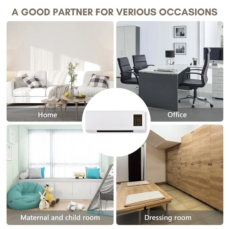 Mobile Air Conditioner Manufacturer - Heater with Remote Control for Bedroom Living Room