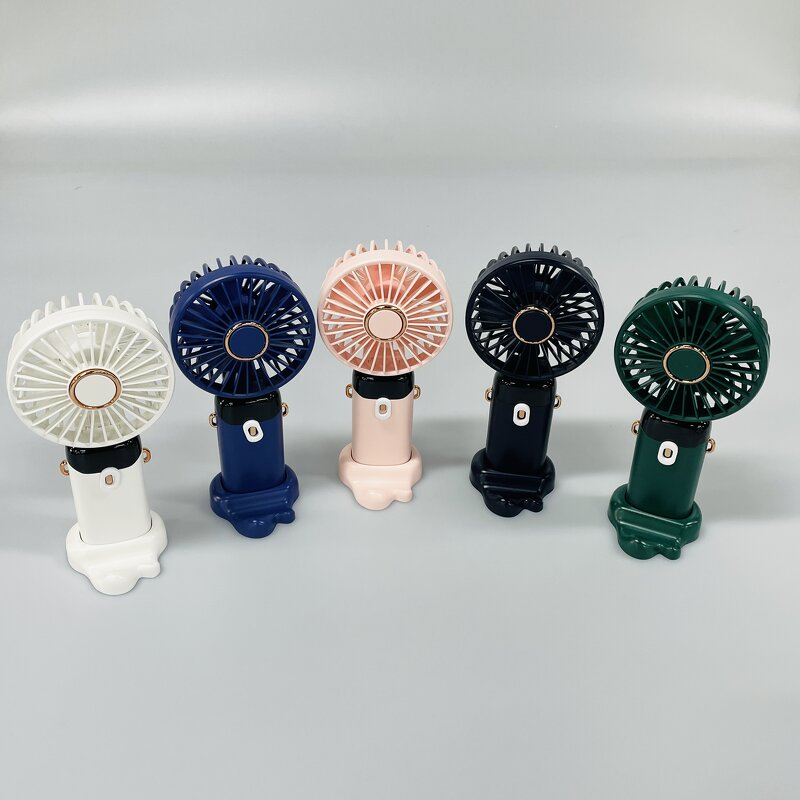 Portable Fan Manufacturer - 5 Speeds Digital Display 1800mAh Handheld Neck Desk 3in1