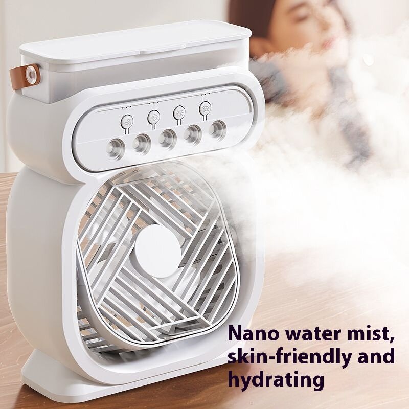 Air Cooler Fan Manufacturer - Misting 450ml Water Tank 3 Speeds with 7 Night Light