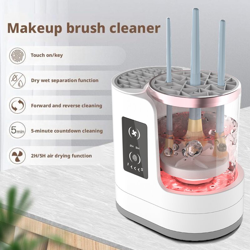 Makeup Brush Cleaner Manufacturer - Efficient Electric Automatic Spinning for Deep Cleaning