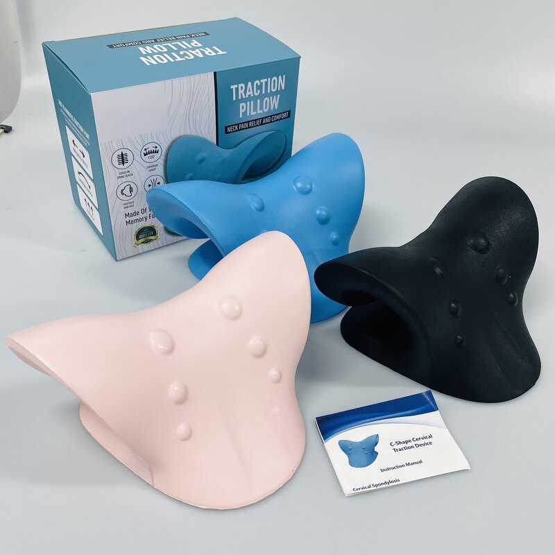 Cervical Traction Device Manufacturer - Chiropractic Pillow with C-Shaped Arch Design