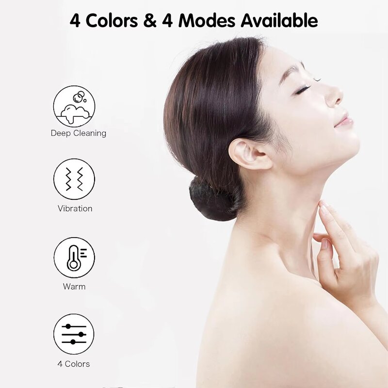Neck Lifting Device - Hot Sale EMS Microcurrent Heating 4-Color Light Therapy