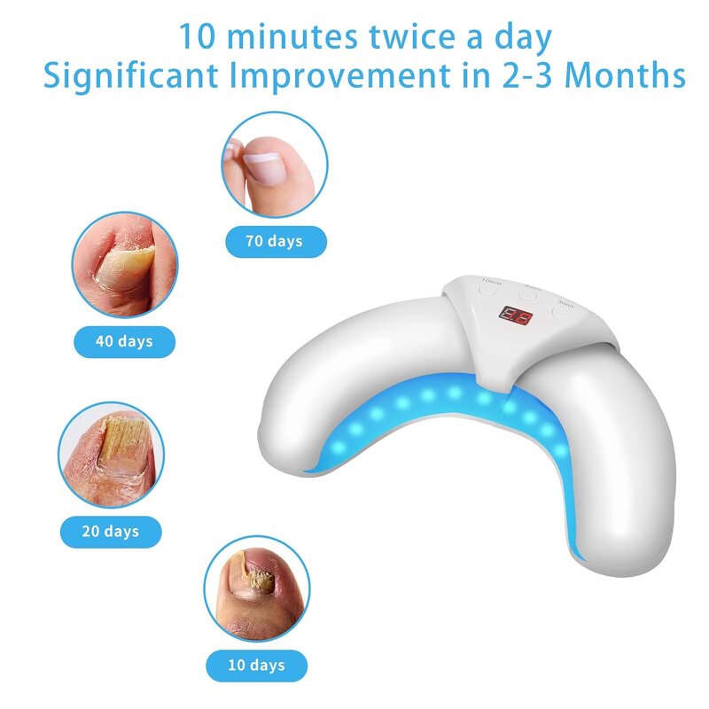 UV LED Nail Lamp - Professional 36W Foldable Fungus Cleaning Light Device