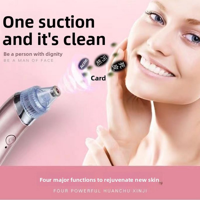 Professional Pore Vacuum Cleaner - Rechargeable Blackhead Suction Skin Care Device