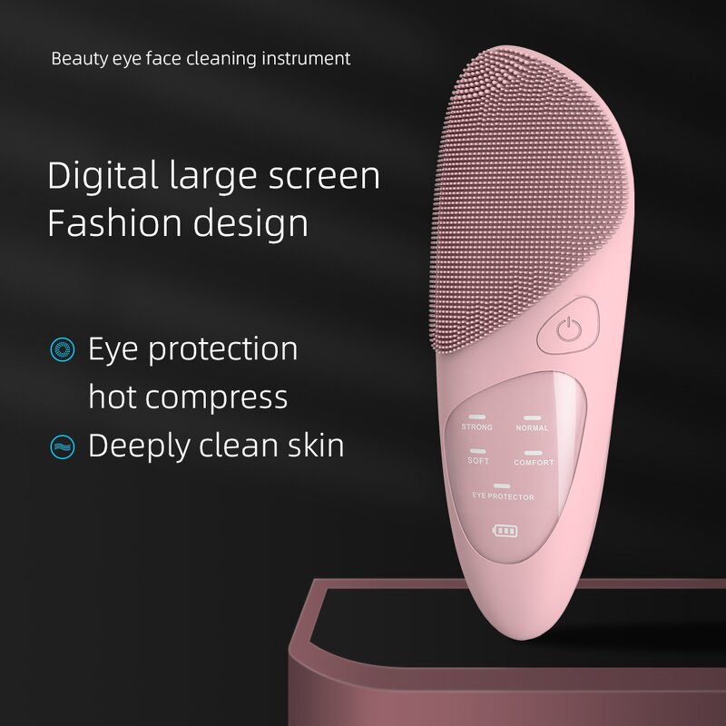 Silicone Facial Cleanser - Wholesale 5 Modes Eye Hot Compress Pore Cleansing