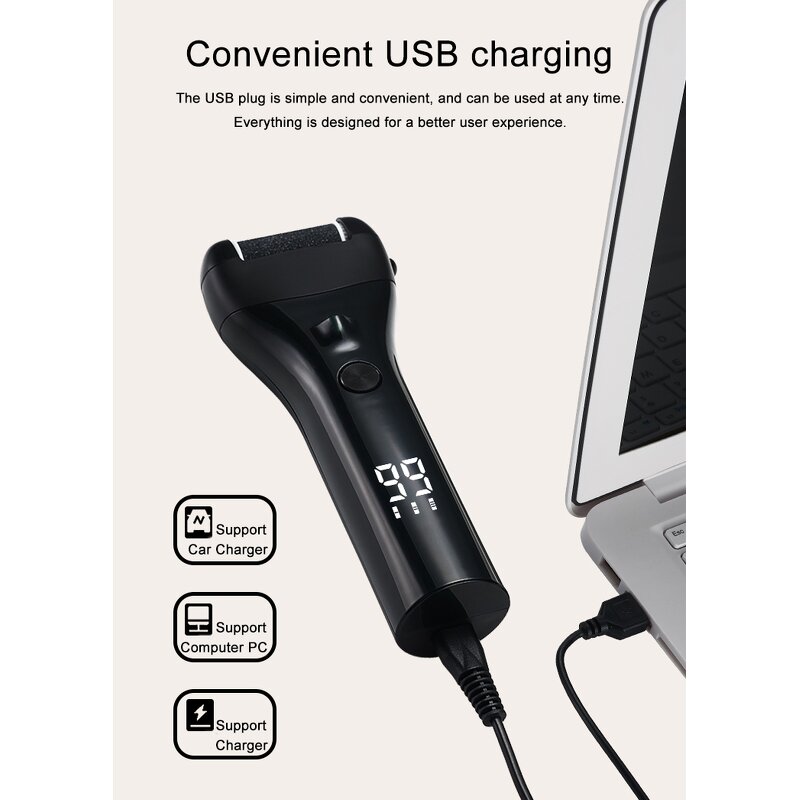 Electric Foot Grinder - Waterproof Callus Remover Dead Skin Ideal Gift Tool