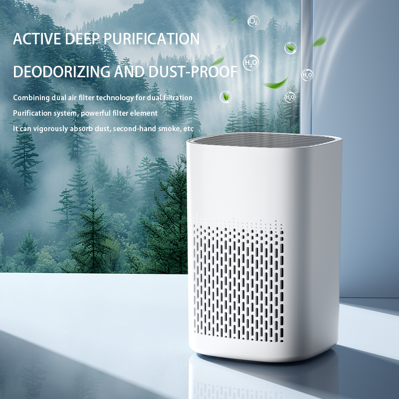 Desktop HEPA Purifier - Dual Purification Formaldehyde Odor Dust Removal