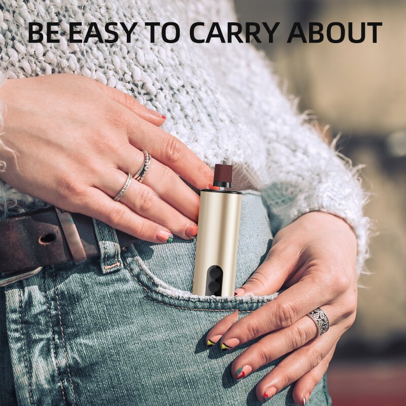 2-in-1 Electric Foot Grinder - Mini Callus Remover Nail File Foot Care Tool