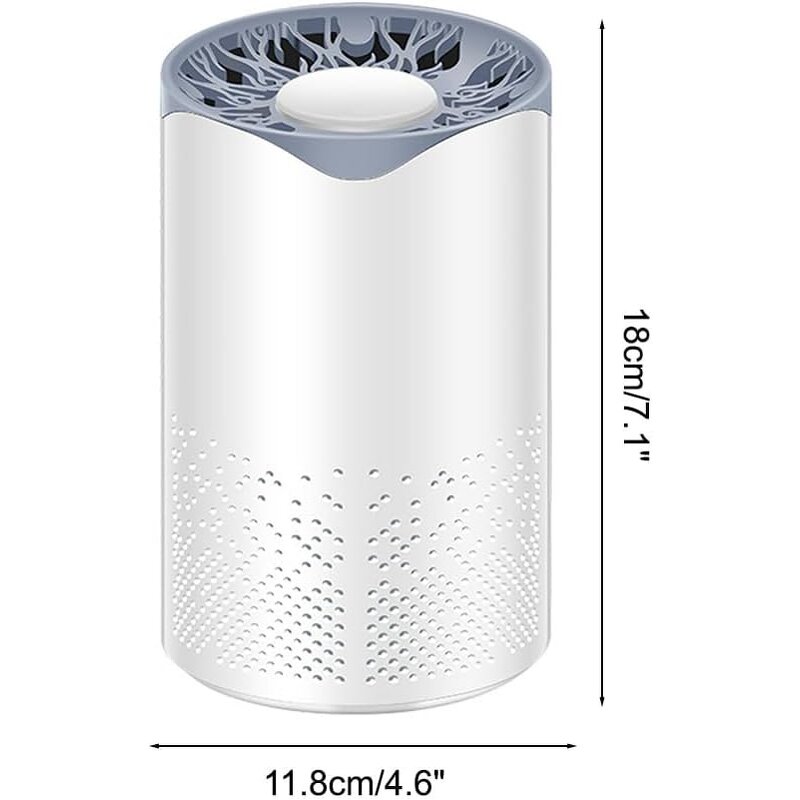 Household Air Purifier - HEPA Filter Low Noise Negative Ion Ozone Purifier