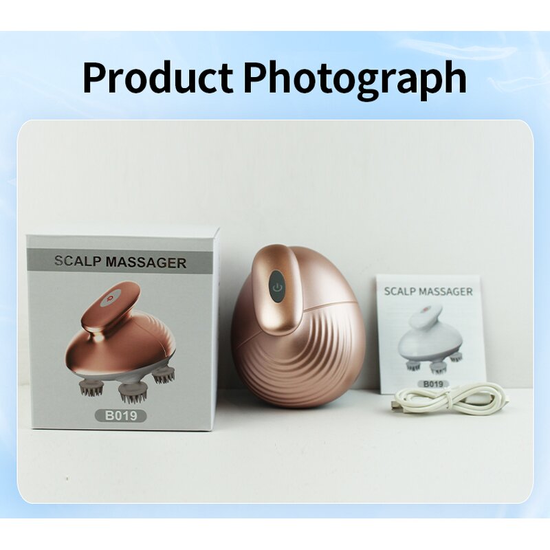 Electric Scalp Body Massager - Wireless Red Light Whole Body Pets Handheld Tool