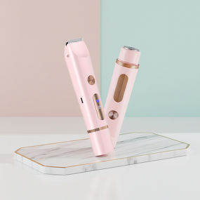 Cordless Hair Trimmer Shaver - Dual Head Digital Display Full Body Women Remover