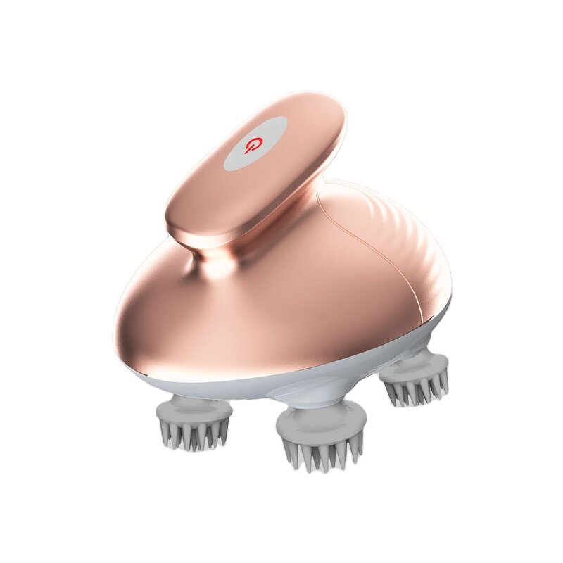 Electric Scalp Massager - Red Blue Light Head Body Care Support Customization