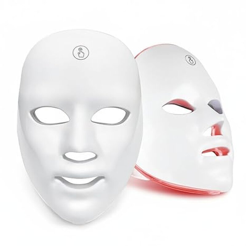 LED Photon Face Mask - Professional Rechargeable Skin Rejuvenation Home Tool