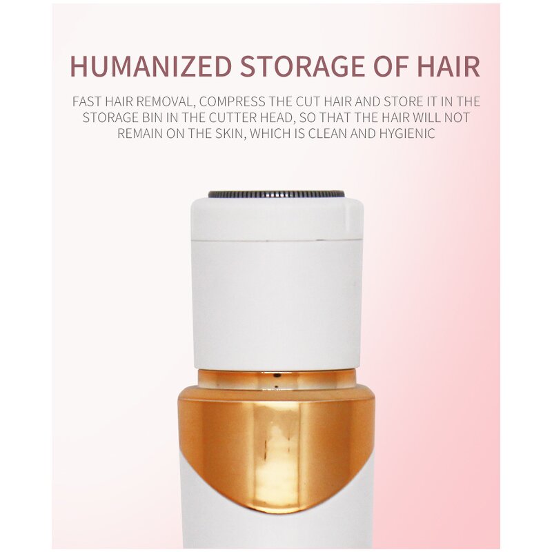 4 in 1 Ladies Electric Shaver - Cordless Waterproof Bikini Facial Hair Remover