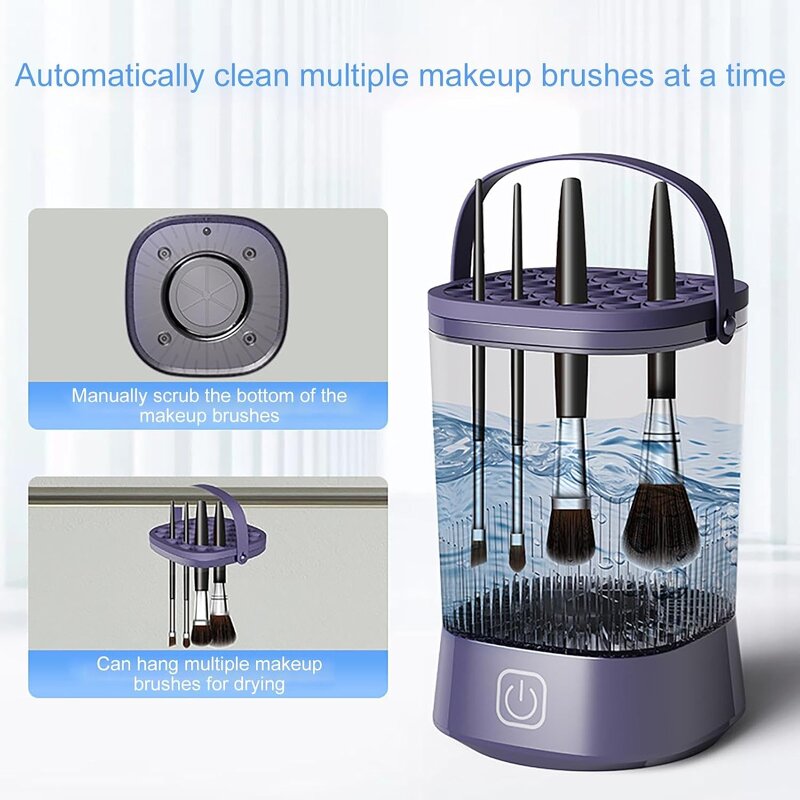Automatic Brush Cleaner - Hot Sale Quick Efficient Puff Sponge Makeup Egg Tool