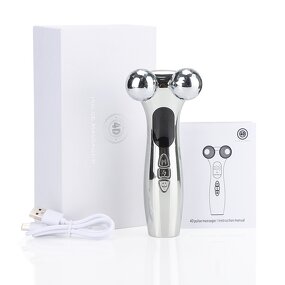 EMS Facial Roller Massager - 4D Anti-Wrinkle Skin Tightening Eye Care Tool