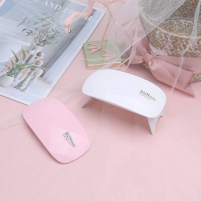 Mini UV LED Nail Lamp - Foldable Portable USB Gel Polish Curing Dryer