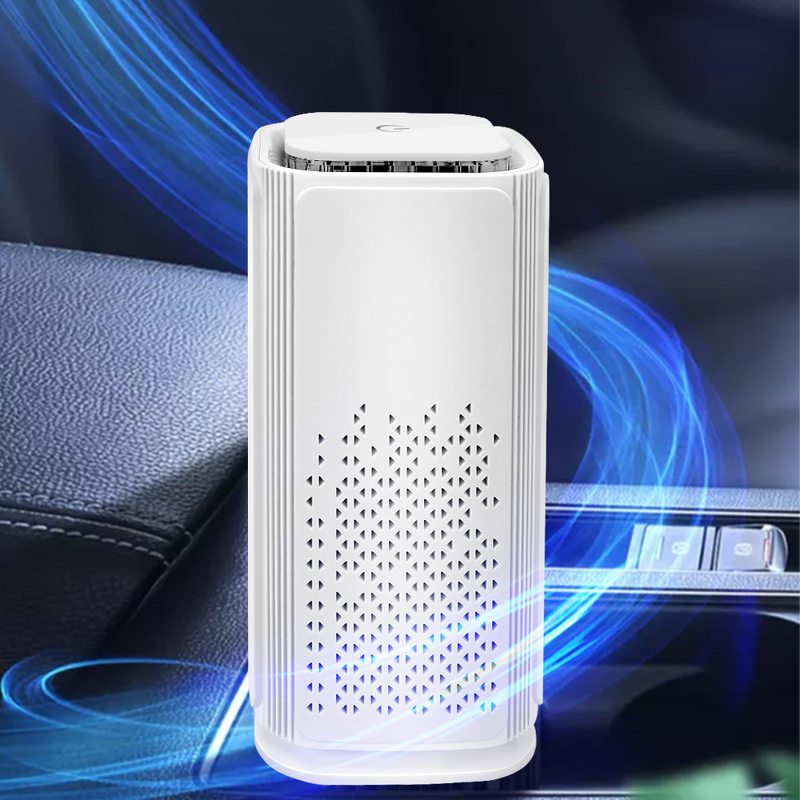 Mini Smart Air Purifier - Negative Ion UV-C HEPA Home Outdoor Car Electrostatic