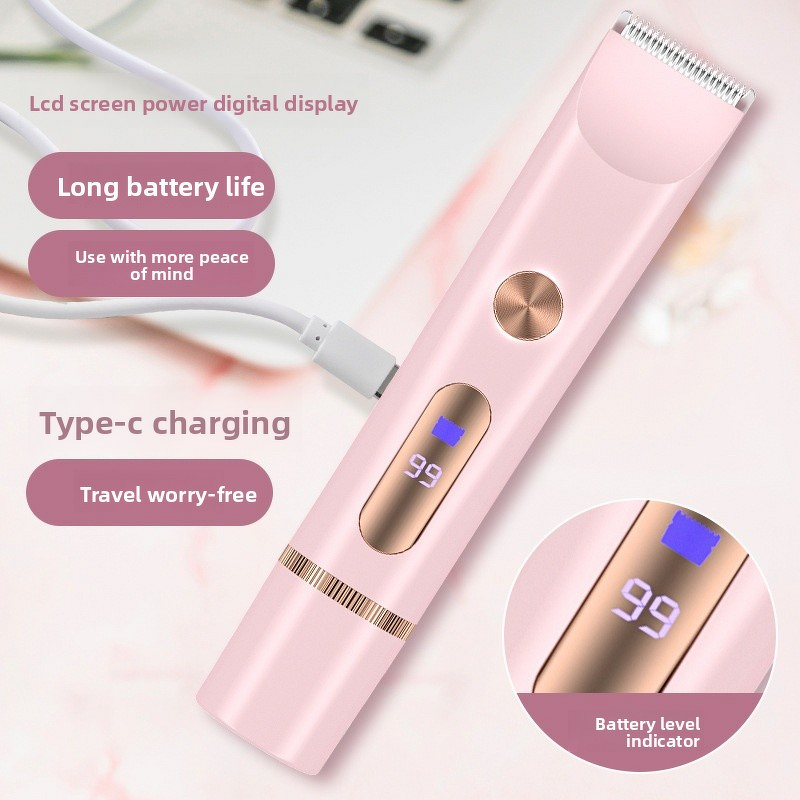 Dual Head Hair Remover - Rechargeable IPX7 Waterproof LCD Full Body Women Shaver