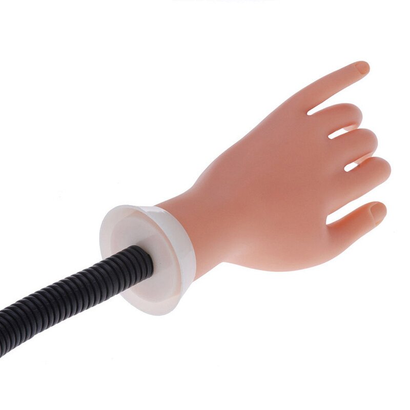 Silicone Nail Practice Hand - Movable Flexible Mannequin Manicure Training Model
