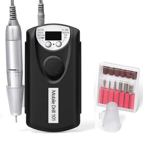 Electric Nail Drill Machine - Professional 30000 RPM Rechargeable Acrylic Tool
