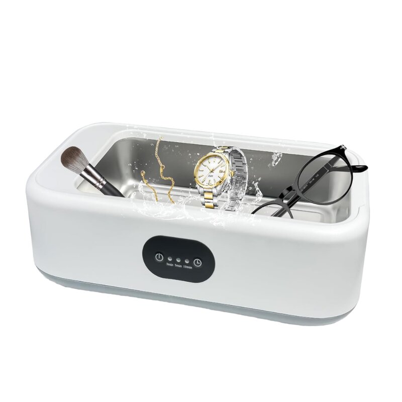 Ultrasonic Cleaner - Portable Mini Household Jewelry Watches Glasses Cleaning