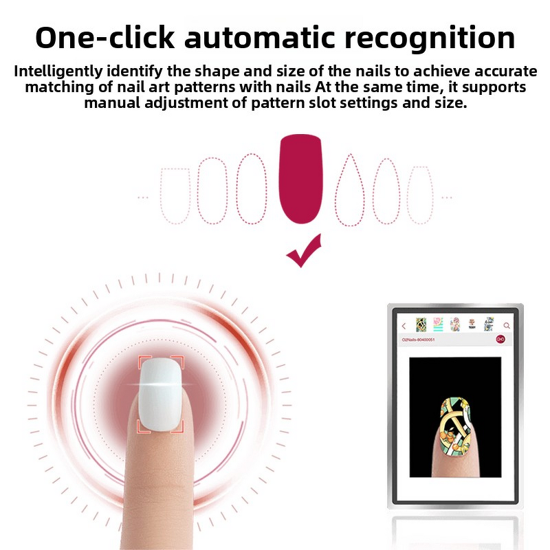 X11 Plus 3D Nail Printer - Professional Automatic Pedicure Manicure Polisher