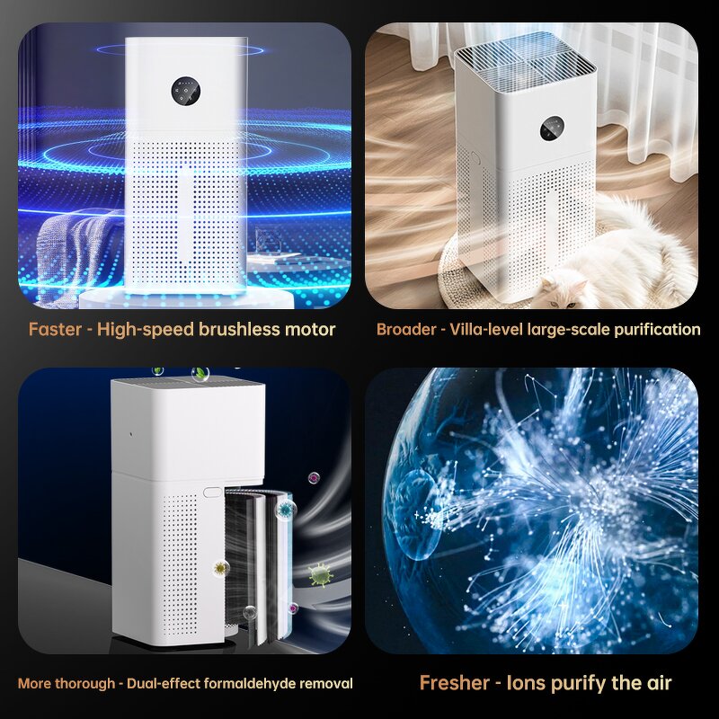 Desktop Air Purifier - 2026 Private Model Touch Screen Formaldehyde Removal