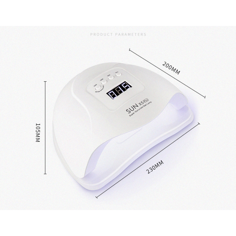 Sun X5 Plus Nail Lamp - High Power LED UV Gel Polish Dryer Home Salon Tool