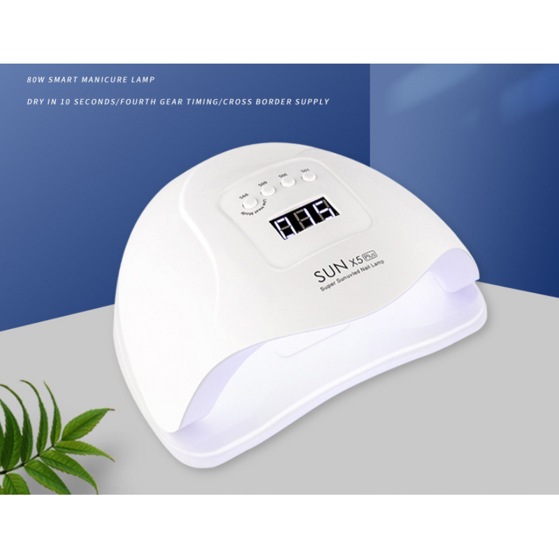 Sun X5 Plus Nail Lamp - High Power LED UV Gel Polish Dryer Home Salon Tool