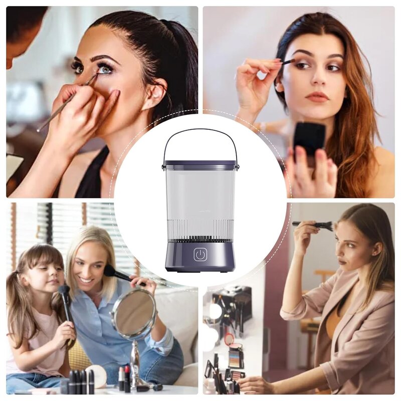 Automatic Brush Cleaner - Hot Sale Quick Efficient Puff Sponge Makeup Egg Tool
