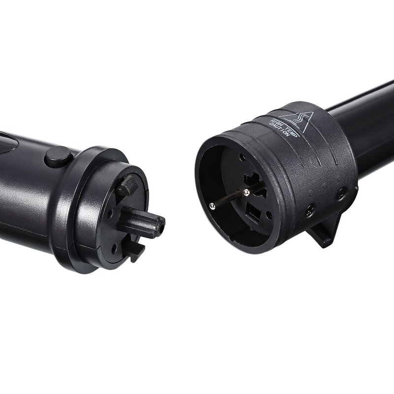 Curling Iron Wand Set - Professional 6 in 1 Ceramic Auto LED Temperature Tool