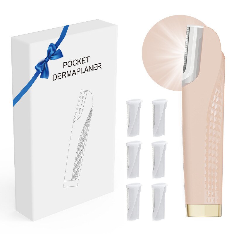 Women's Electric Razor - ABS Facial Body Shaving Eyebrow Knife Box Packaging