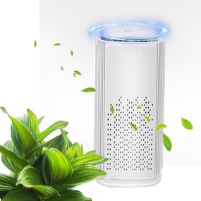 Mini Smart Air Purifier - Negative Ion UV-C HEPA Home Outdoor Car Electrostatic