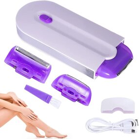 USB Hair Removal Tool - Rechargeable Portable Household Epilator Rotary Shaver