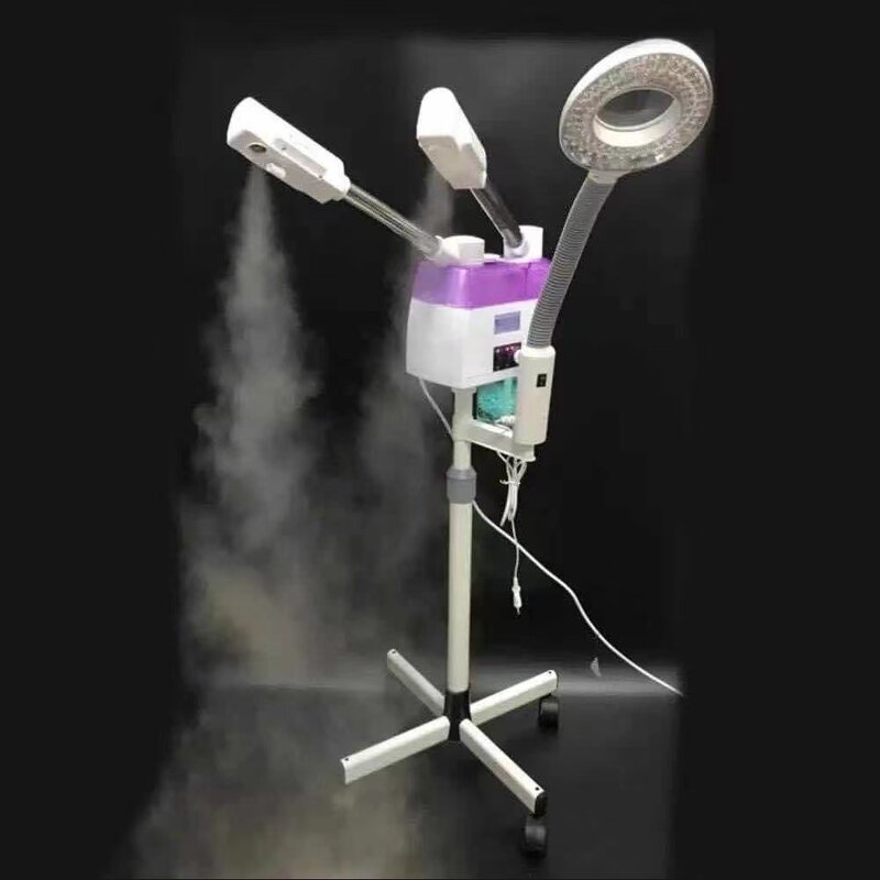 Facial Steamer Manufacturer - Multifunctional Professional Hot Cold 3 in 1 with Lamp