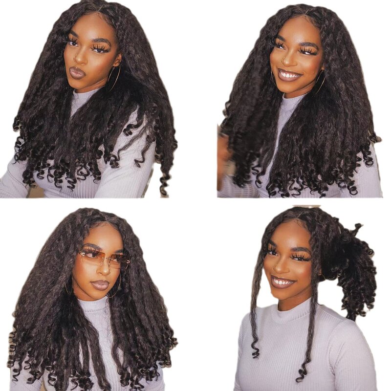 Headband Wigs Manufacturer - High Temperature Fiber Glueless Synthetic Afro Kinky Curly