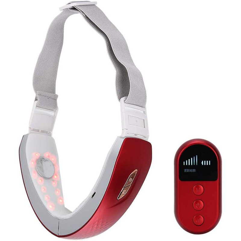 Face Shaping Massager Manufacturer - Electric Double Chin Removal EMS Sliming LED Light