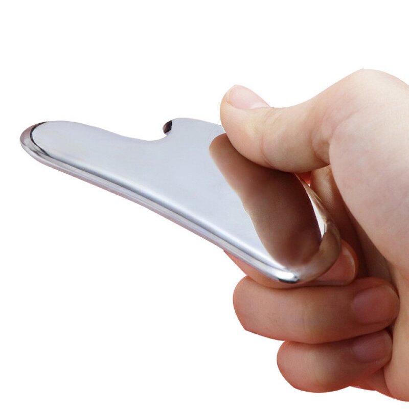 Gua Sha Board Manufacturer - Heart Shape Stainless Steel 420 Facial Tool for Home