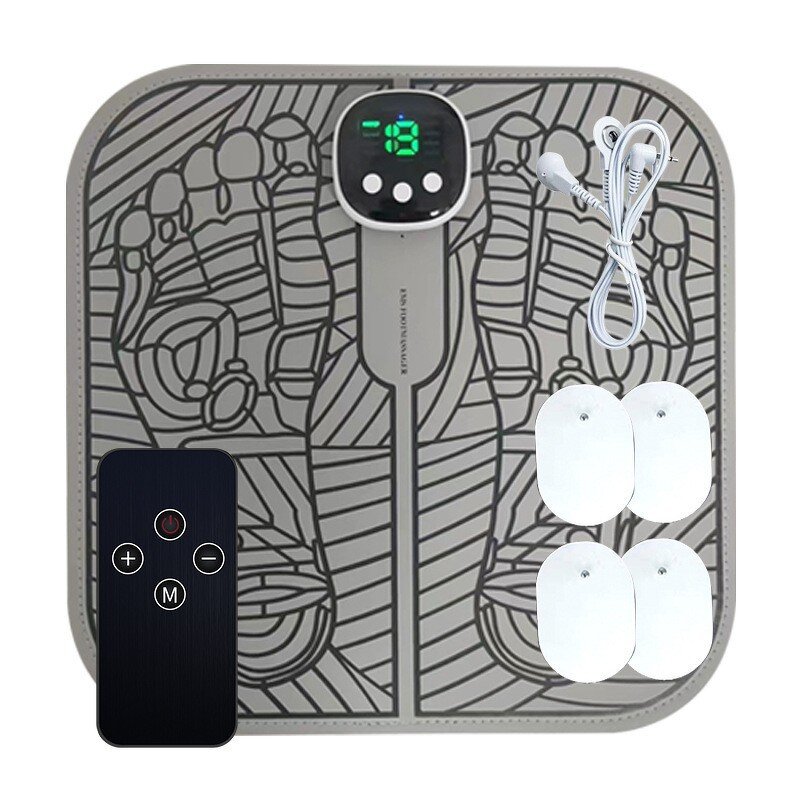 Foot Massager Pad Manufacturer - Portable EMS Stimulator 15 Minute 8 Modes 19 Levels