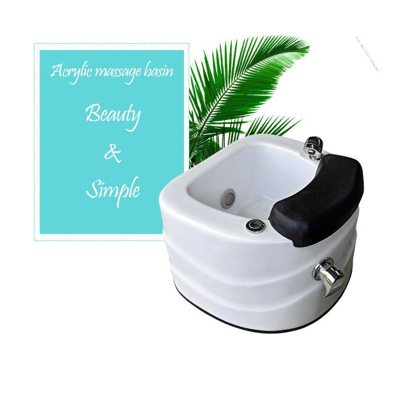Foot Bath Pedicure Massager Manufacturer - Beauty Salon Led Therapy Spa Ceramic Basin