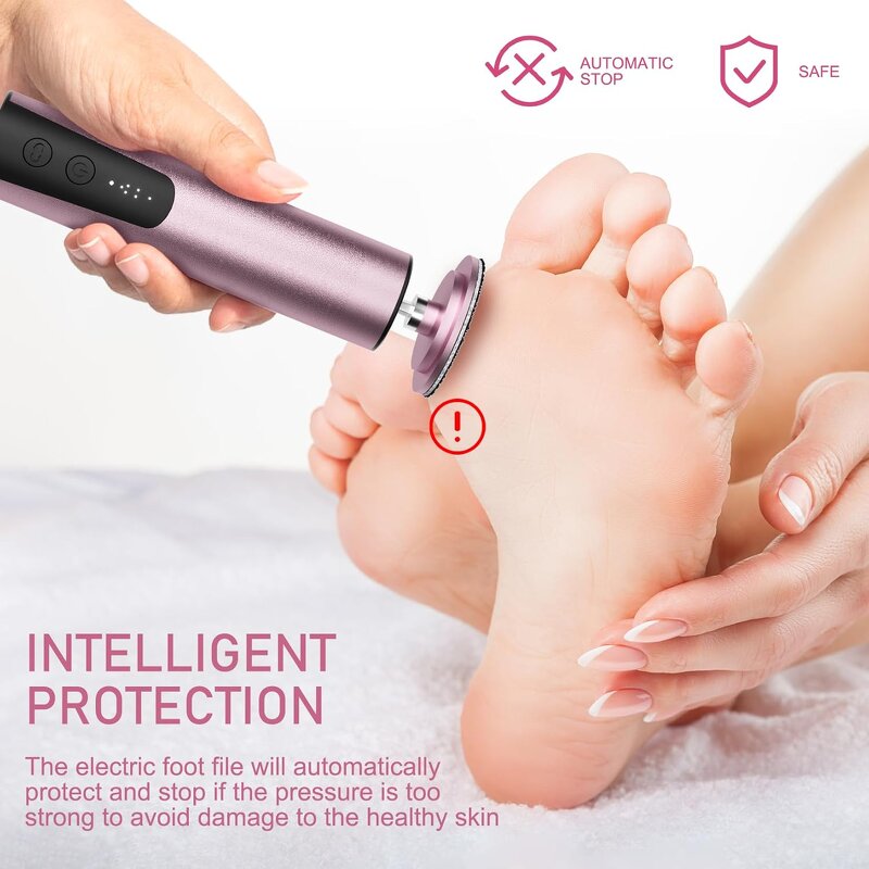 Foot File Grinder Manufacturer - Electric Pedicure Scrub Adjustable Speed USB for Car