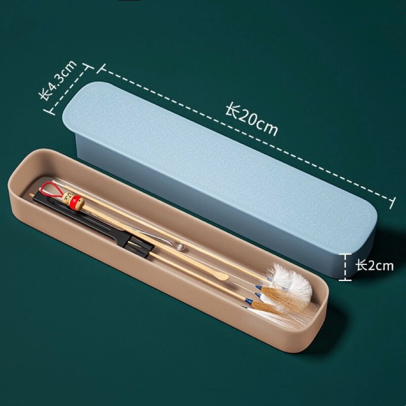 Earwax Removal Tool Set Manufacturer - Bamboo Handle Goose Feather Ear Pick with Box