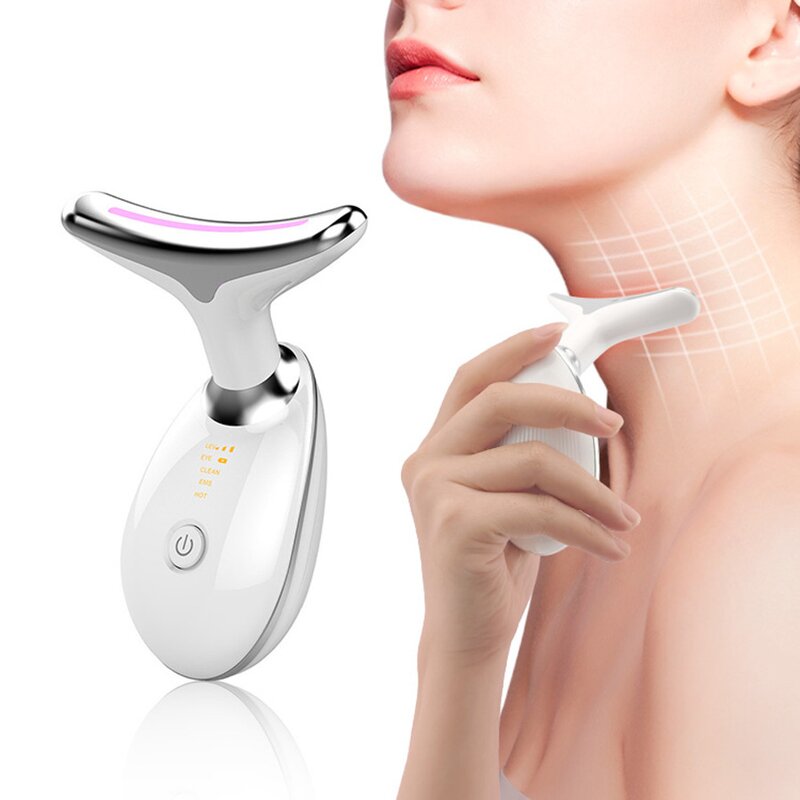 Neck Lift Beauty Machine Manufacturer - Vibration Anti-aging LED Photon Skin Tightening