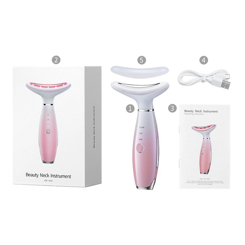 Face Neck Massager Manufacturer - Electric USB Rechargeable for Wrinkle Removal & Tightening
