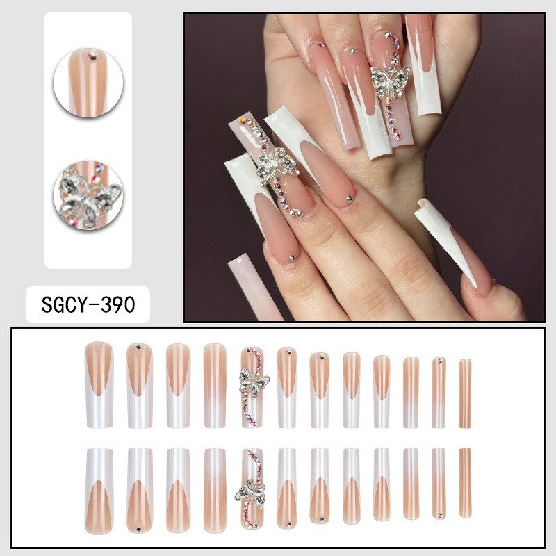 Press on Nails Manufacturer - Salon Long Artificial Reusable for Manicure