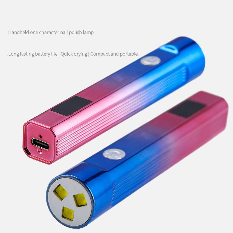 Nail Lamp Manufacturer - Handheld 9W Fast Curing USB Rechargeable Mini UV LED