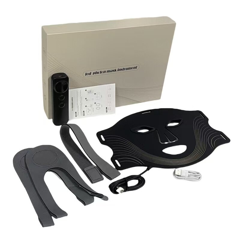 LED Face Mask Manufacturer - Home USB Rechargeable 180 LEDs 2000mAh with Remote