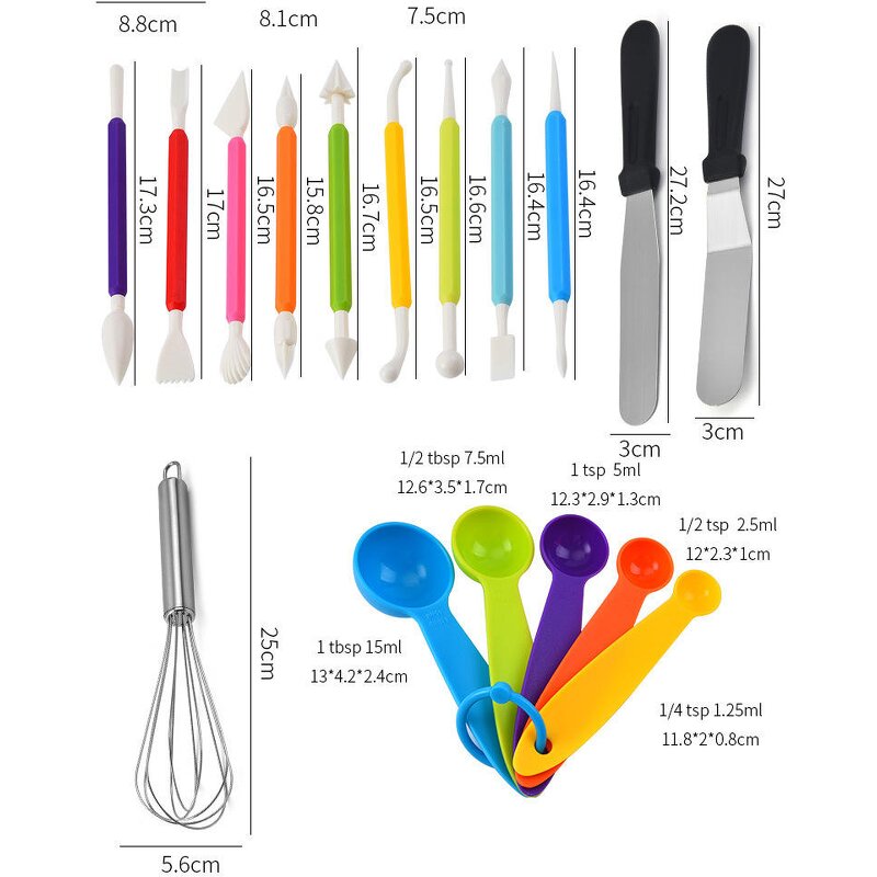 Cake Decorating Tool Kit Manufacturer - Piping Nozzles Pastry Tools with Turntable